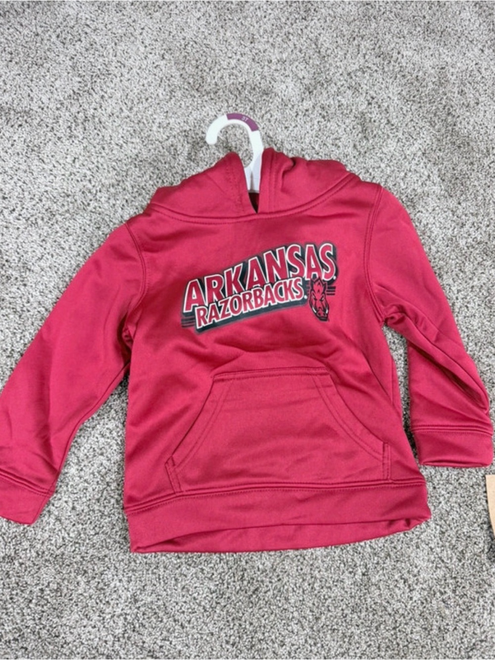 Kids Red Hoodie - University Team Pullover